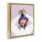 Stupell Industries Rainbow Haired Taylor Framed Floater Canvas Wall Art Design by Birch&Ink